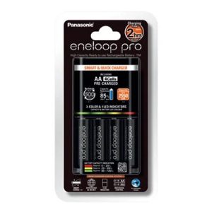 Panasonic Eneloop Pro 4X AA 2550mah with Charger