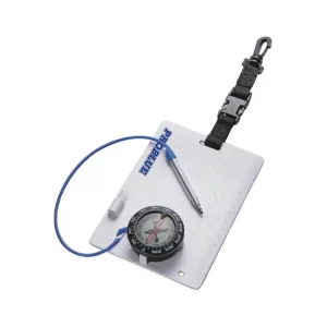 Quick release writing slate W/COMPASS