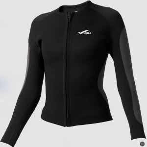 24)JERSEY topper 2.5mm(WOMEN)-Black x Charcoal [MYR831] [SGD266]