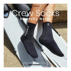 2mm Stretchy Nylon Crew SocksWater pro