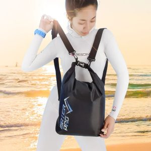 Printed Dry Bag Marble Blue Logo Water Pro