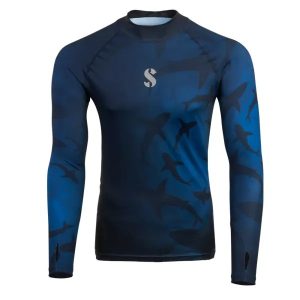 Scubapro Shark T-Flex Long Sleeve Rash Guard UPF 50 – Men