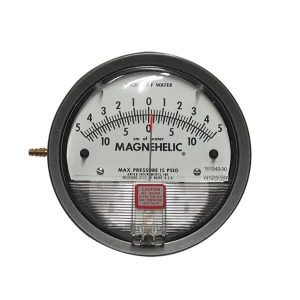 Deep Blue Magnehelic Gauge 5-0-5″ WC