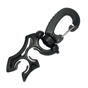 Deep Blue Ergonomic Swivel Hose Clip
